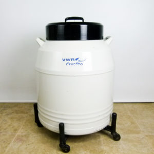 VWR CryoPro BR-2 Liquid Nitrogen Dewar with Sample Racks